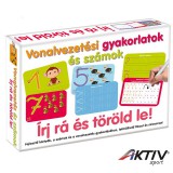 Dohány Toys Írj rá és töröld le Vonalvezetési gyakorlatok és számok