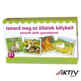 Dohány Toys Párosító játék Ismerd meg az állatok kölykeit