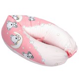 DOM-BER DOMBABY terhességi és szoptatós párna 30x120 cm PINK CSILLAGOS