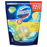 DOMESTOS "Power 5" lime illatú WC fertőtlenítő (5 db)