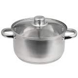 Domotti Rozsdamentes fezék fedővel 5,8l 24cm