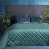 Domtextilu Luxus bársony ágytakaró díszvarrással Szélesség: 220 cm | Hossz: 240 cm