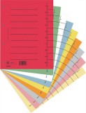 DONAU A4 karton vegyes színű regiszter