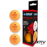 Donic Exclusive ping-pong labda 3 csillagos narancs