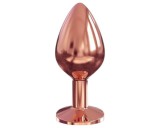 Dorcel Diamond Plug M - alumínium anál plug (rosegold)