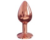 Dorcel Diamond Plug S - alumínium anál plug - kicsi (rózsaarany)