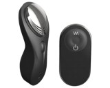 Dorcel Discreet Vibe + - akkus, rádiós csikló vibrátor (fekete)