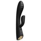 Dorcel Flexi Rabbit - melegítő csiklókaros vibrátor (fekete)