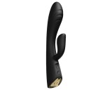 Dorcel Flexi Rabbit - melegítő csiklókaros vibrátor (fekete)