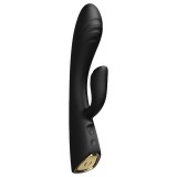 Dorcel Flexi Rabbit - melegítő csiklókaros vibrátor (fekete)