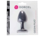 Dorcel Geisha Plug M - golyós anál plug (fekete)