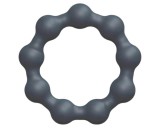 Dorcel Maximize - gömbös, szilikon péniszgyűrű (szürke)