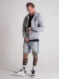 DORKO LOGAN MEN HOODIE gray Férfi kapucnis pulóver