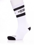 DORKO TENNIS SOCKS -2 PÁR Unisex magasszárú zokni fehér
