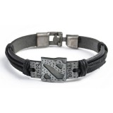 DOTA 2 bőr karkötő