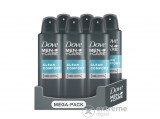 DOVE MEN+CARE Clean Comfort férfi izzadásgátló dezodor, 6x150 ml