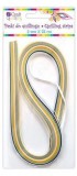DP CRAFT Quilling papír csíkok, 3 mm-es, 100 db/csomag, 18 szín, alap színek