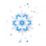 DP CRAFT Vasalható gyöngykészlet, karácsonyi, hópehely