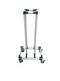 DPS INOX Csővázas Rakodókocsi Szállítórollerhez, 61x41x120 cm