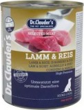 Dr.Clauder's Dog Selected Meat Bárányos és rizses konzerv 800 g KARTON - 6 db