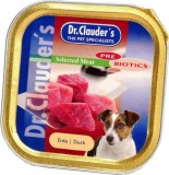Dr.Clauder's Dog Selected Meat Kacsás alutálka 100 g