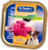 Dr.Clauder's Dog Selected Meat Pulykás és rizses alutálka 100 g