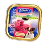 Dr.Clauder's Dr.Clauders Dog Selected Meat Lazacos és rizses alutálka 100g