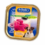 Dr. Clauder's Dr.Clauders Dog Selected Meat Pulykás és rizses alutálka 100g