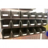 DR Horganyzott Fali Tartó (440X991mm) Színátállásos Mh4 Dobozokkal Vízszintes