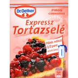 Dr. Oetker express piros tortazselé 50g
