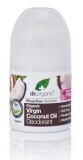 Dr. Organic Bio Kókuszolaj, golyós dezodor bio szűz kókuszolajjal, alumíniummentes 50 ml
