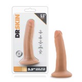 Dr Skin Dr. Skin 5,5 - tapadótalpas élethű dildó - natúr (14cm)