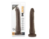 Dr Skin Dr. Skin 8,5 - tapadókorongos élethű dildó - barna (20,5cm)