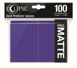 Dragon Shield UP - Eclipse Matte Standard Sleeves: Royal Purple (100 Sleeves)