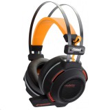 Dragon War Freya G-HS-007 rev2 Gaming mikrofonos fejhallgató fekete-narancs (G-HS-007 rev2) - Fejhallgató