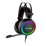 Dragon War G-HS-012 Gaming mikrofonos fejhallgató RGB világítással fekete (G-HS-012) - Fejhallgató
