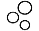 Dream Toys All time Favorites - péniszgyűrű szett - 3db (fekete)