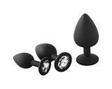 Dream Toys Dreamtoys Fantasstic - anál plug szett - 3db (fekete)