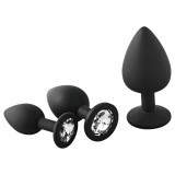 Dream Toys Dreamtoys Fantasstic - anál plug szett - 3db (fekete)