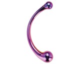 Dream Toys Dreamtoys - üveg masszírozó dildó (lila)