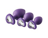 Dream Toys Flirts anal training kit - anál plug szett (3db) - lila