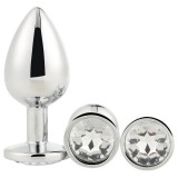 Dream Toys Gleaming Love - anál plug szett - ezüst (3 részes)