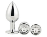 Dream Toys Gleaming Love - anál plug szett - ezüst (3 részes)