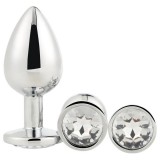 Dream Toys Gleaming Love - anál plug szett - ezüst (3 részes)