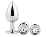 Dream Toys Gleaming Love - anál plug szett - ezüst (3 részes)