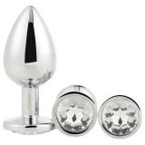 Dream Toys Gleaming Love - anál plug szett - ezüst (3 részes)