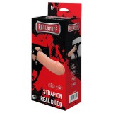 Dream Toys RealStuff Strap-On - élethű, felcsatolható dildó (natúr)