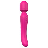 Dream Toys Vibes of Love Wand - akkus, melegítő, masszírozó vibrátor (pink)