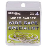 Drennan Wide Gape Specialist Hook horog bronz 10db - több méretben
