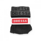 Dressa 132 pamut férfi boxeralsó - fekete